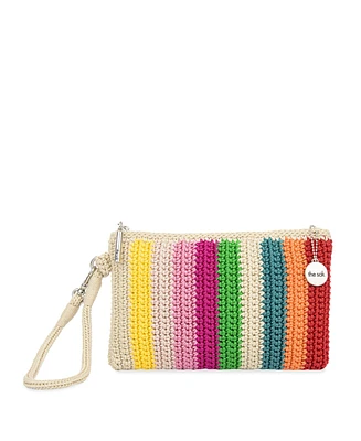 The Sak Vita Crochet Small Wristlet Wallet