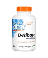 Doctor's Best D-Ribose with Bioenergy Ribose 850 mg - 120 Veggie Caps (170 mg per Capsule) - Assorted Pre