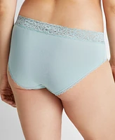 State of Day Women's Cotton Blend Lace-Trim Hipster Underwear, Created for Macy's