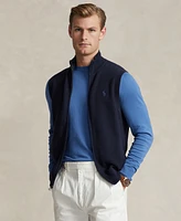 Polo Ralph Lauren Men's Mesh-Knit Cotton Full-Zip Sweater Vest