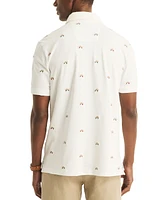 Nautica Men's Classic-Fit Paddle-Print Polo Shirt