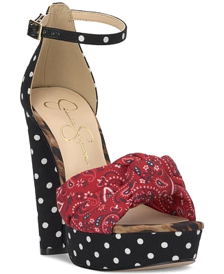 Jessica Simpson Women's Islyn Ankle-Strap Platform Sandals