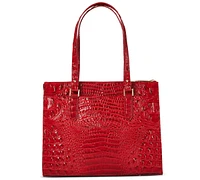 Brahmin Anywhere Melbourne Embossed Leather Tote