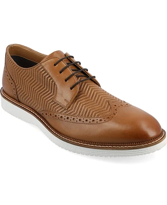 Thomas & Vine Men's Baxter Tru Comfort Foam Wingtip Lace-Up Derby Shoes