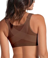 Leonisa Women's Multi Functional Back Support Posture Corrector Wireless Bra 011473