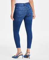 I.n.c. International Concepts Women's Mid-Rise Chain-Detail Skinny Jeans, Created for Macy's