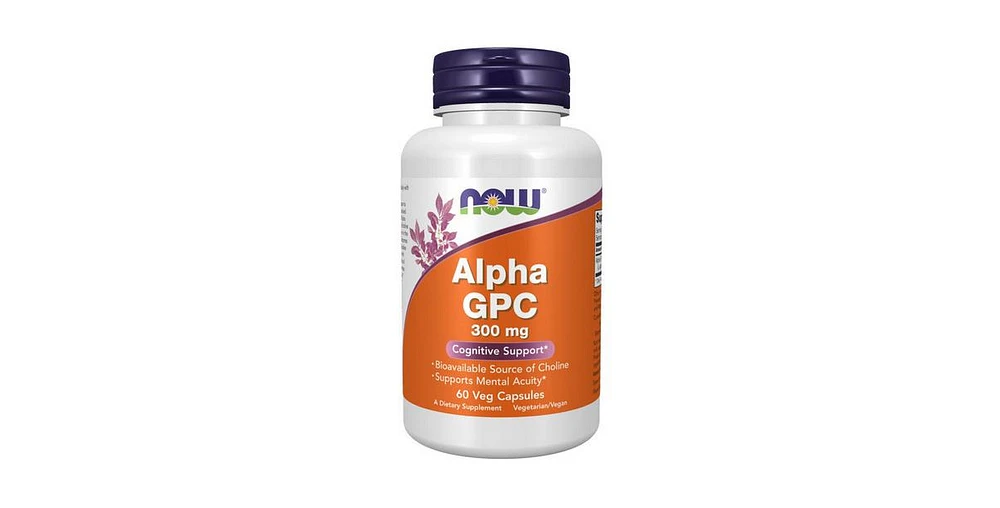 Now Foods Alpha Gpc, 300 Mg, 60 Vcaps