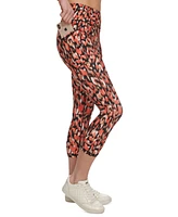 Dkny Sport Women's Printed High-Waist Cropped Leggings