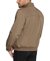 Calvin Klein Men's Solid-Color Zipper Flight Jacket