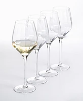 Sur La Table Cambron Optic White Wine Glasses, Set of 4