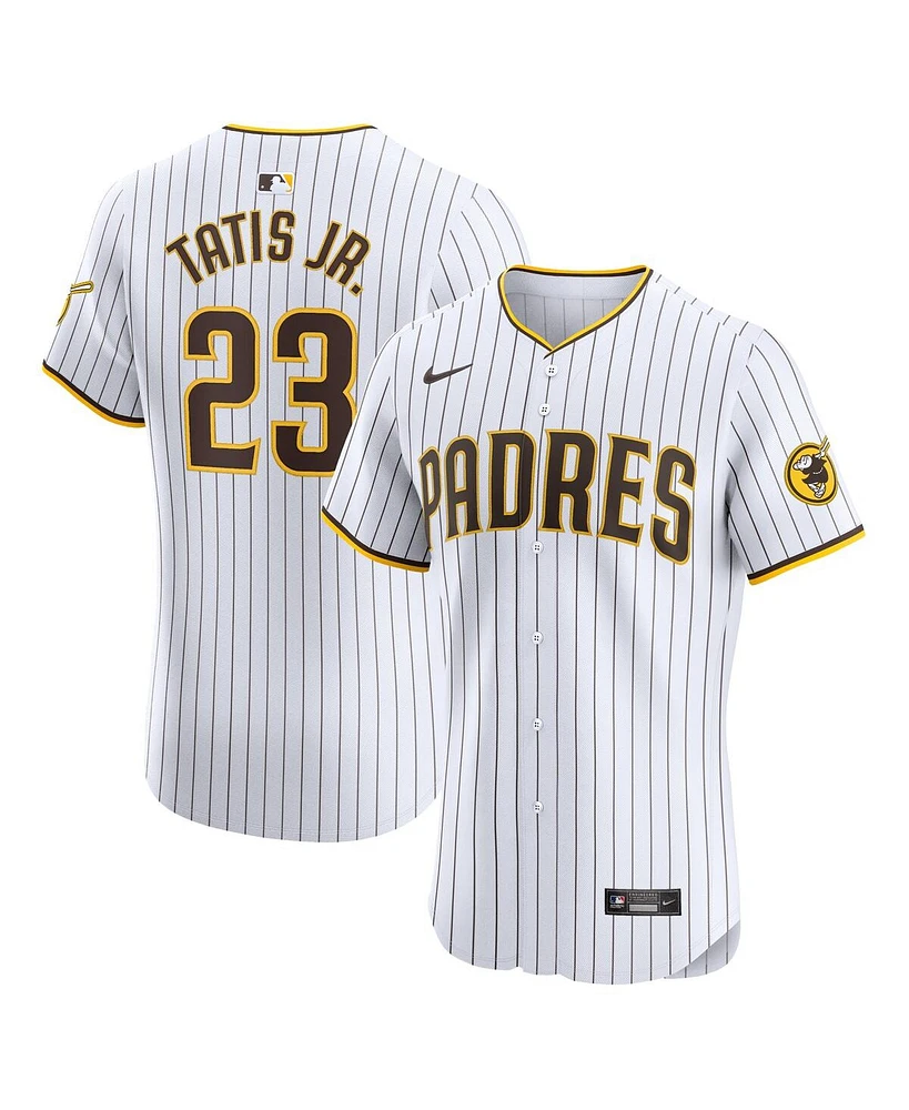 Men's Nike Fernando Tatis Jr. White San Diego Padres Home Elite Jersey