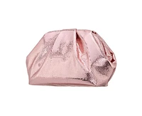 Nina Metallic Pleated Frame Clutch Handbag