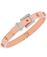 Michael Kors Two-Tone Colby Buckle Bangle Bracelet