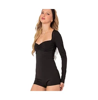 Women's Sugar long sleeve romper