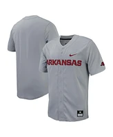 Nike Men's Arkansas Razorbacks Replica Full-Button Baseball Jersey