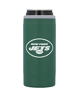 New York Jets 12 Oz Flipside Powdercoat Slim Can Cooler