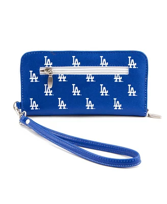 Women's Los Angeles Dodgers Zip-Around Wristlet Wallet