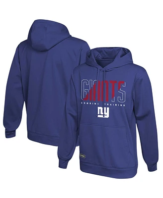 Men's Royal New York Giants Backfield Combine Authentic Pullover Hoodie