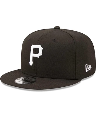 Men's New Era Black Pittsburgh Pirates Team 9FIFTY Snapback Hat