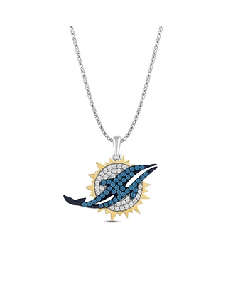 Men's and Women's Miami Dolphins Team Necklace