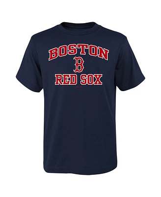 Big Boys Fanatics Navy Boston Red Sox Heart & Soul T-shirt
