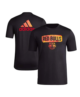 Men's adidas Black New York Red Bulls Local Pop Aeroready T-shirt