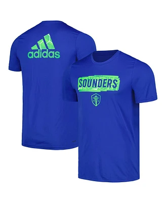 Men's adidas Blue Seattle Sounders Fc Local Pop Aeroready T-shirt