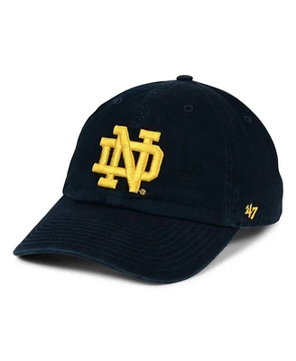 Men's '47 Brand Navy Notre Dame Fighting Irish Clean Up Adjustable Hat