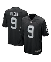 Men's Nike Tyree Wilson Black Las Vegas Raiders 2023 Nfl Draft First Round Pick Game Jersey