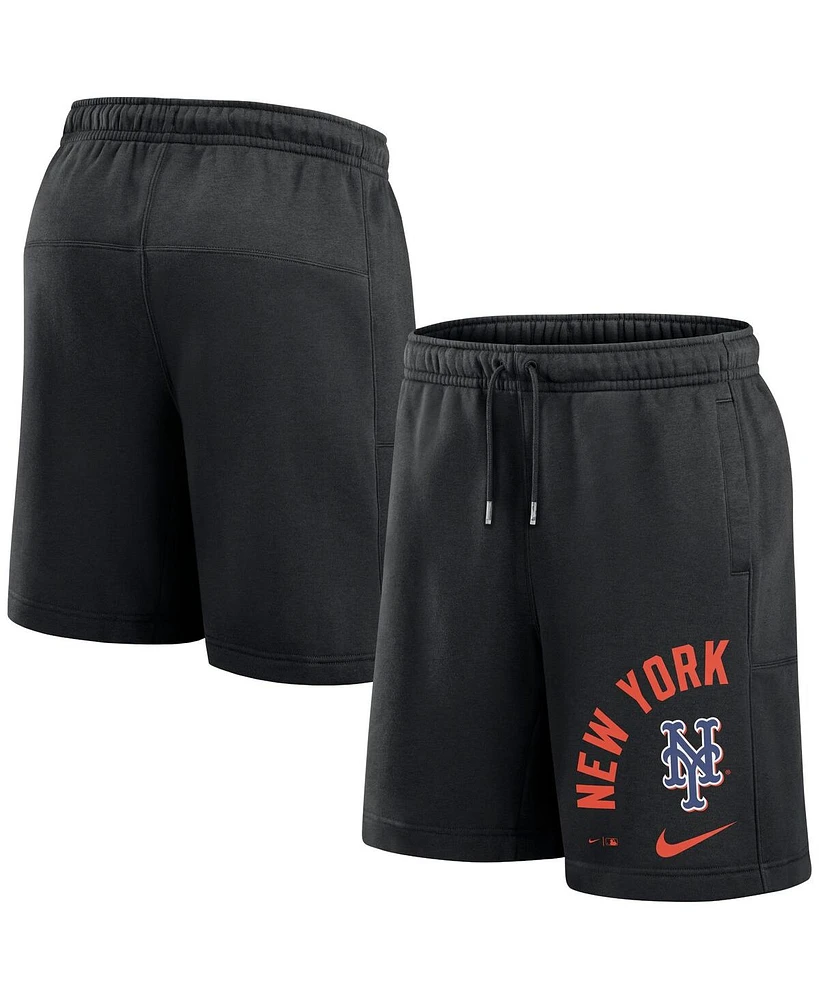 Men's Nike Black New York Mets Arched Kicker Shorts