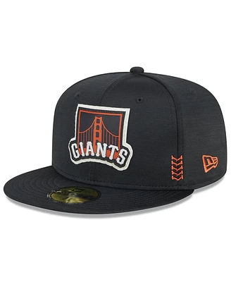 Men's New Era Black San Francisco Giants 2024 Clubhouse 59FIFTY Fitted Hat