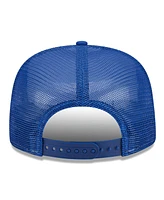 Men's New Era White, Royal New York Giants Banger 9FIFTY Trucker Snapback Hat