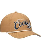 Men's American Needle Brown Coors Canvas Cappy Trucker Adjustable Hat