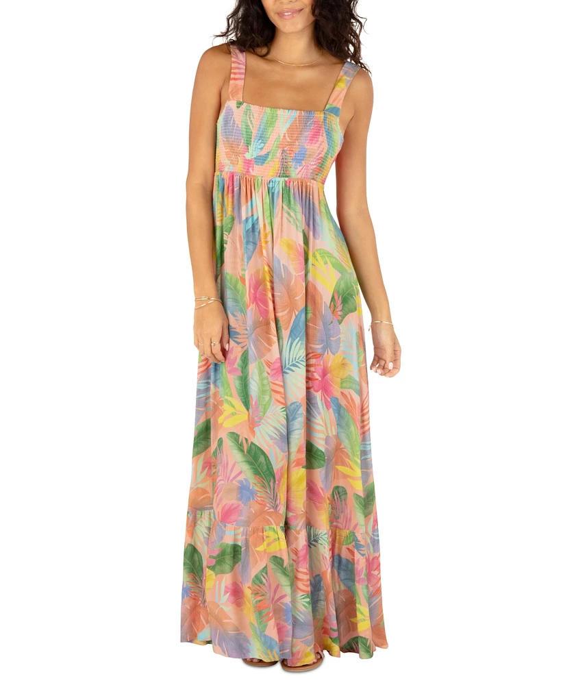 Hurley Juniors' Paradise Reversible Maxi Dress