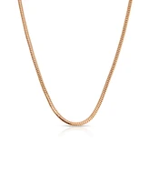 Ettika Classic 18k Gold Plated Snake Chain Necklace