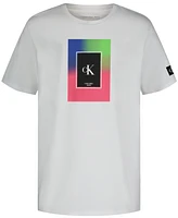 Calvin Klein Big Boys Chest Box Short Sleeve T-shirt