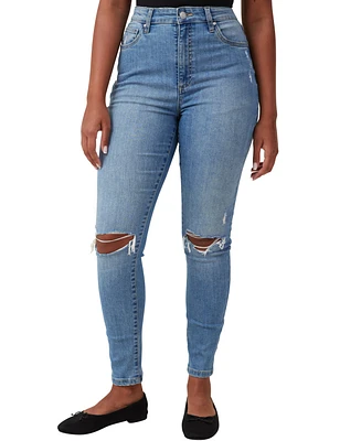 Cotton On Women's Curvy High Stretch Skinny Jeans