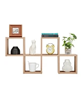 Cubby Chessboard Wall Shelf, Horizontal or Vertical