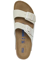 Birkenstock Women's Arizona Soft Footbed Suede Leather Sandals from Finish Line