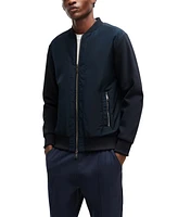 Boss by Hugo Boss Men's Porsche Embroidered Logo Bomber Jacket