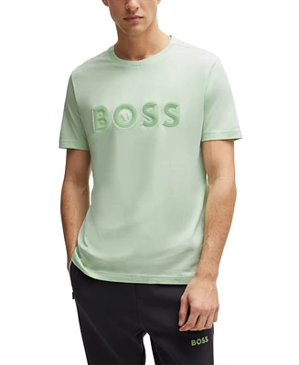 Boss by Hugo Men's Mesh Logo Regular-Fit T-shirt