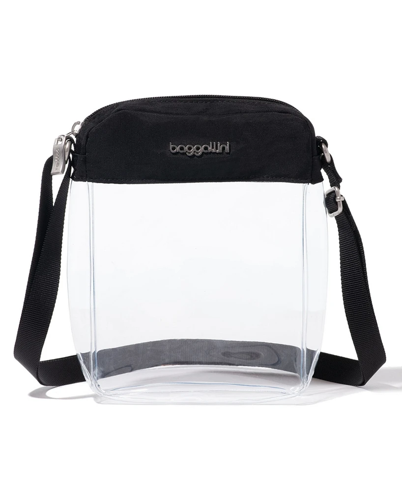 Baggallini Clear Stadium Explorer Crossbody