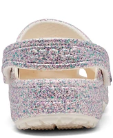 Crocs Toddler Girls Classic Glitter Clogs from Finish Line