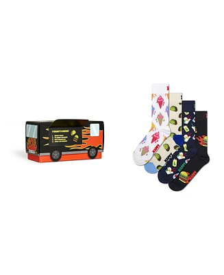 4-Pack Food and Truck Socks Gift Set
