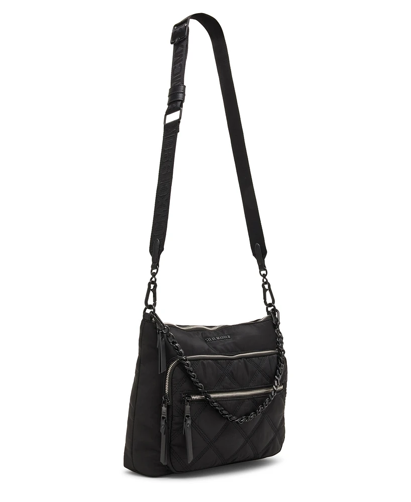 Steve Madden Forrest Nylon Quilted North South Crossbody