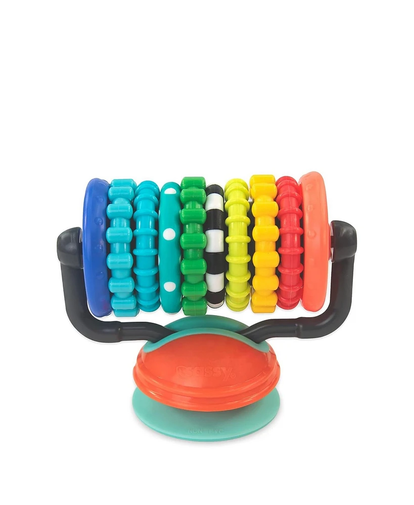 Sassy Eco Rings Around Tray Toy, Made with Plant-Based Plastic, 6+ Months