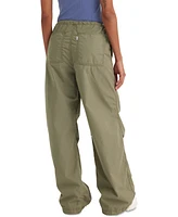 Levi's Women's Solid Drawstring-Waist Cotton Parachute Pants