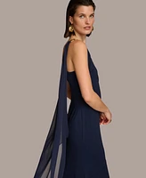 Donna Karan Women's Hardware-Trim One-Shoulder Gown