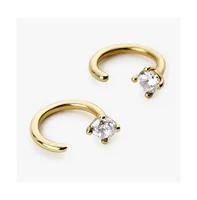 Ana Luisa Cz Hoop Earrings - Cassie