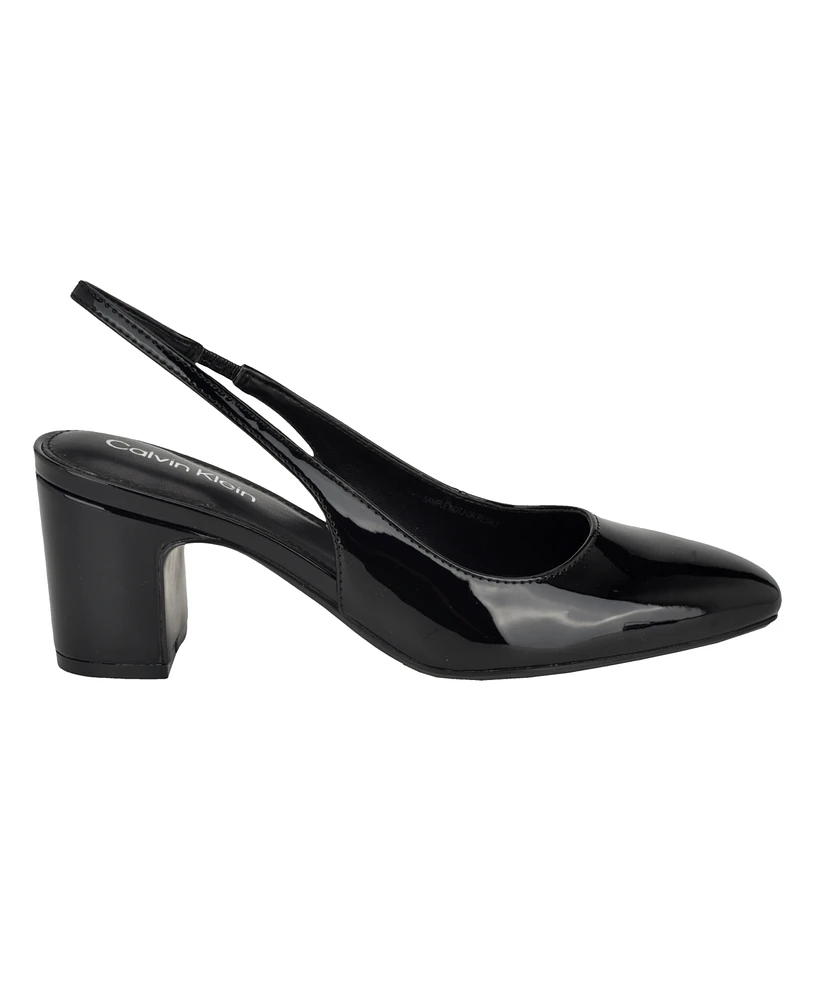Calvin Klein Women's Scarlet Block Heel Dress Slingback Pumps